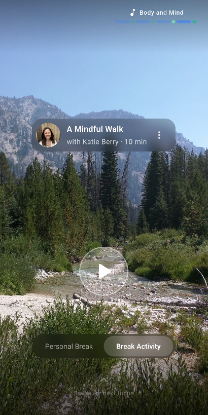 Replenish app preview